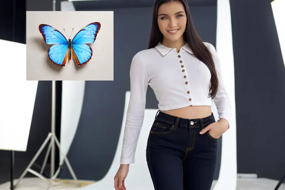 Calça jeans cintura baixa Look para o outono 2025