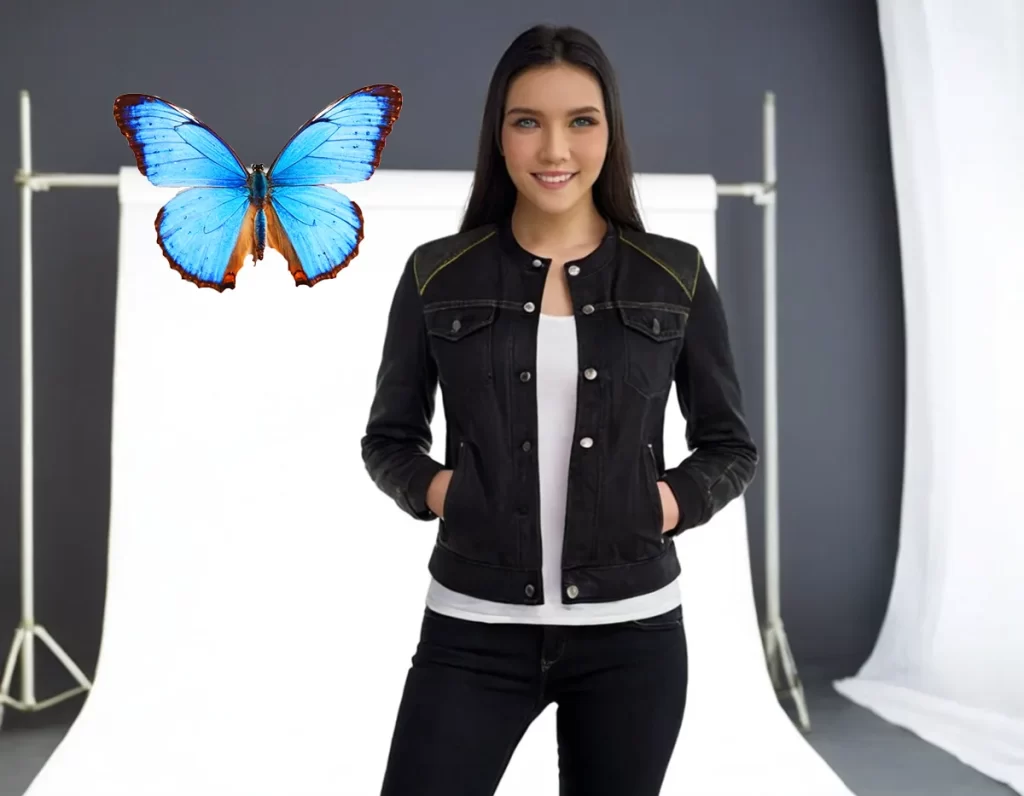 Calça jeans cintura baixa e jaqueta de couro interessante look