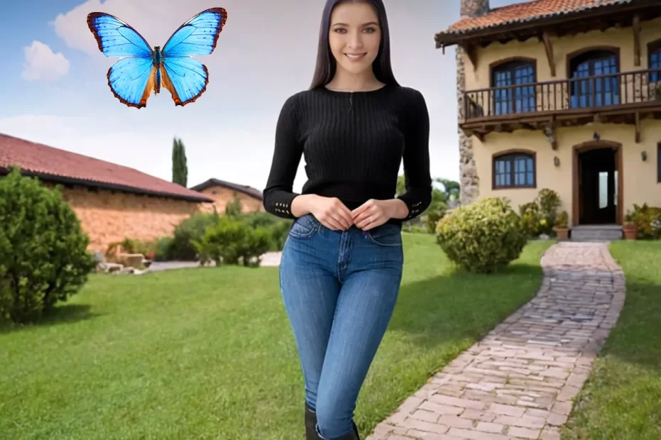 Calça jeans Look com blusa de tricô
