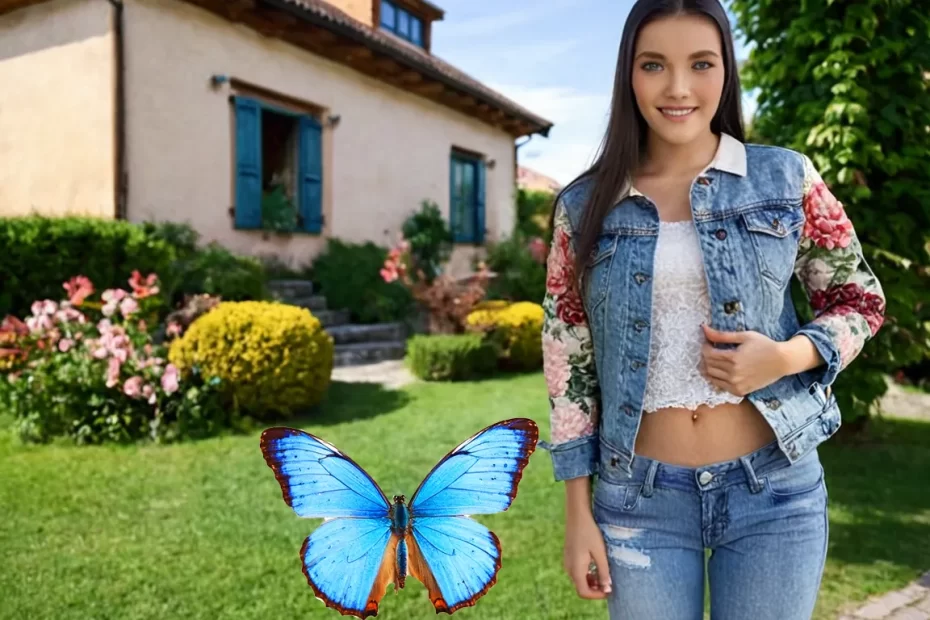Calça jeans estampa com jaqueta jeans estampa look descolado