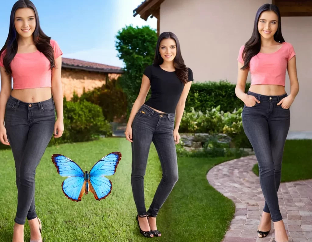 Look feminino calça jeans preta com T shirt manga curta
