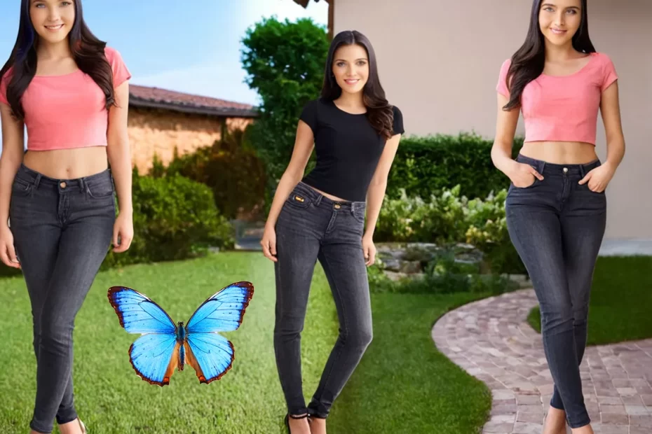 Look feminino calça jeans preta com T shirt manga curta