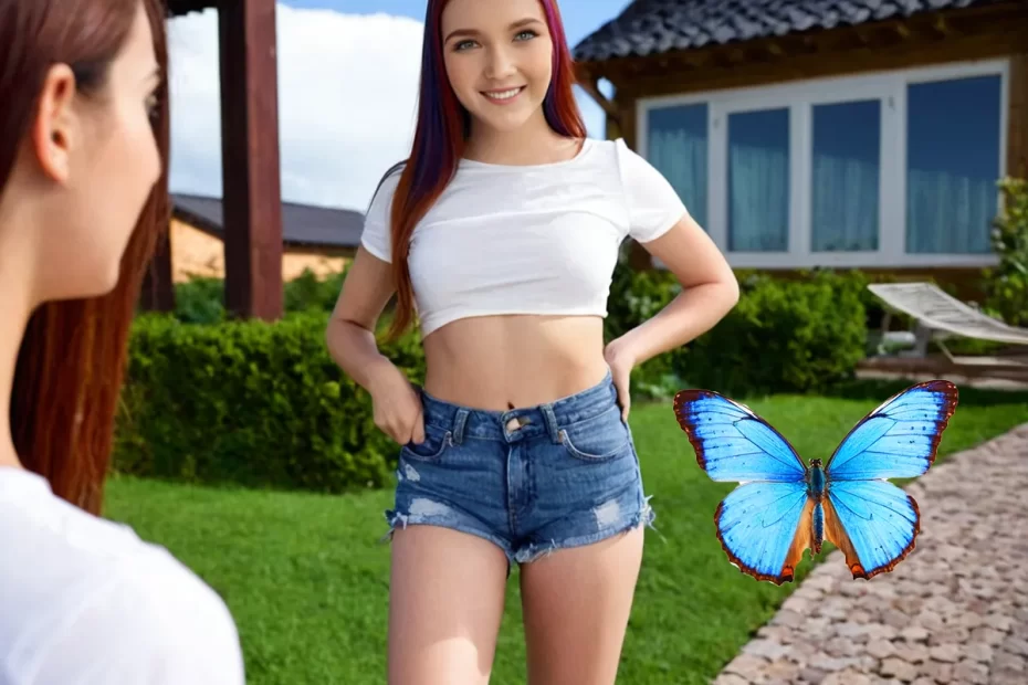 Look feminino shorts jeans curto, e um top branco
