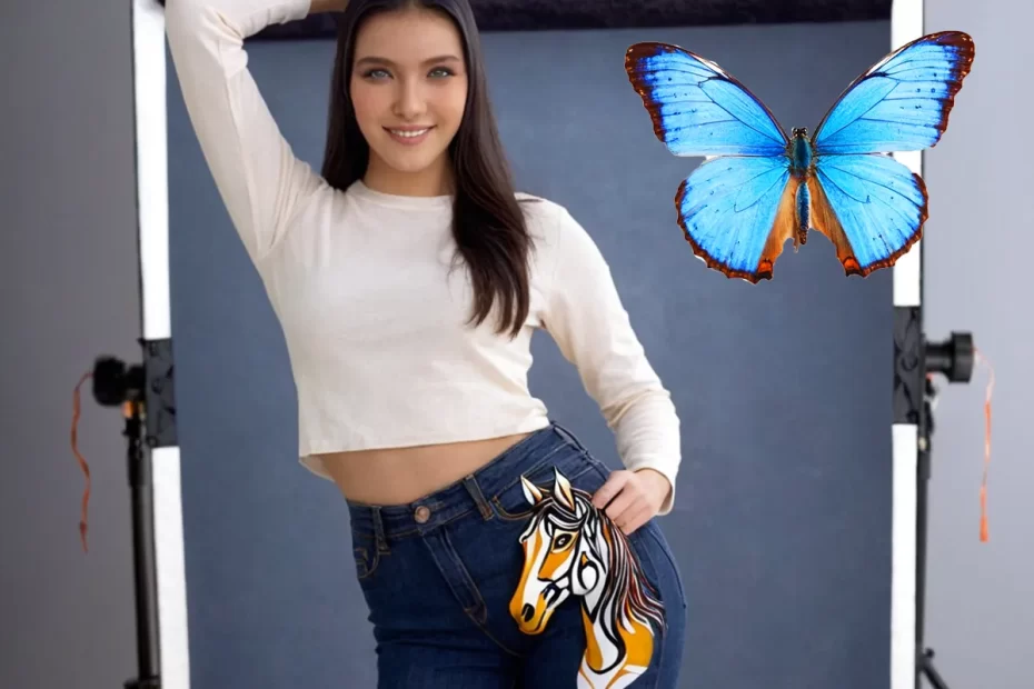 calça jeans com estampa de pônei um look bonito e elegante