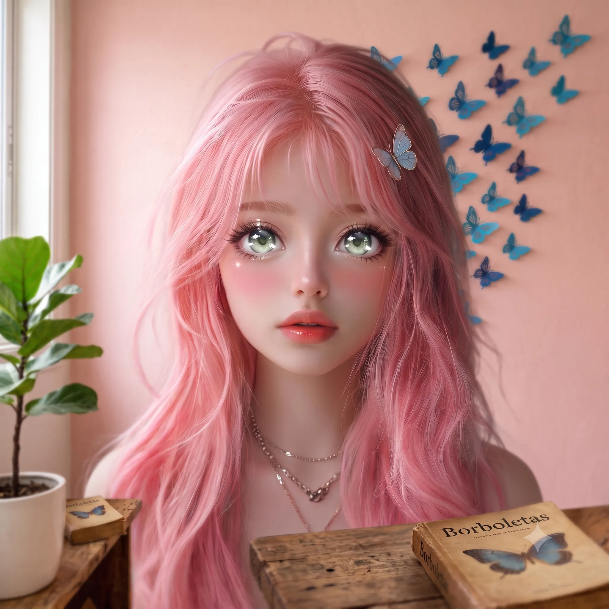 Moda anime feminina: Baeli Gowron transforma roxo, branco e pink em uma composição equilibrada