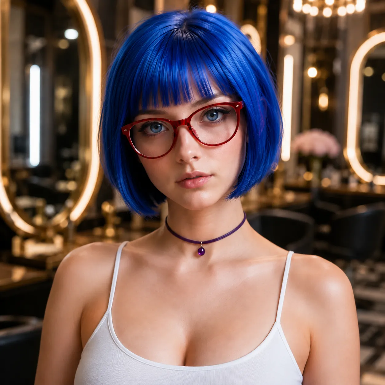 Cabelo curto feminino visto como referência para diagnóstico profissional antes do corte