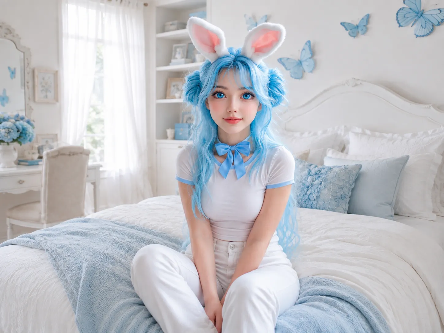 Rosa, vermelho e azul: por que o look anime de Mahomi Sonoda funciona tão bem