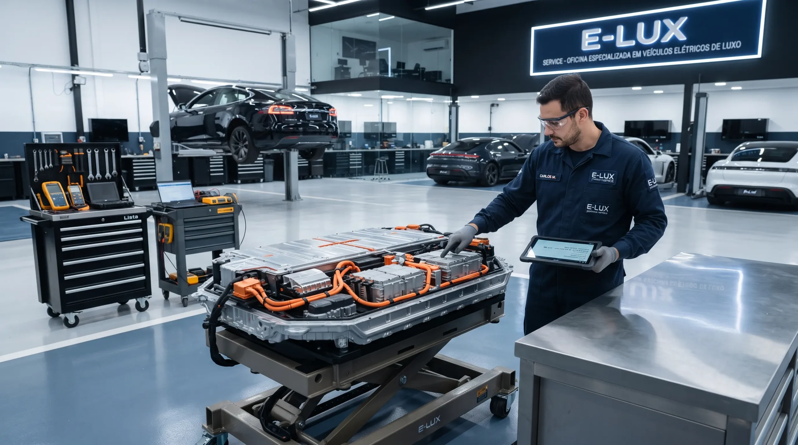 Carro elétrico deu perda total e está sem seguro? Veja onde a bateria deve ser descartada